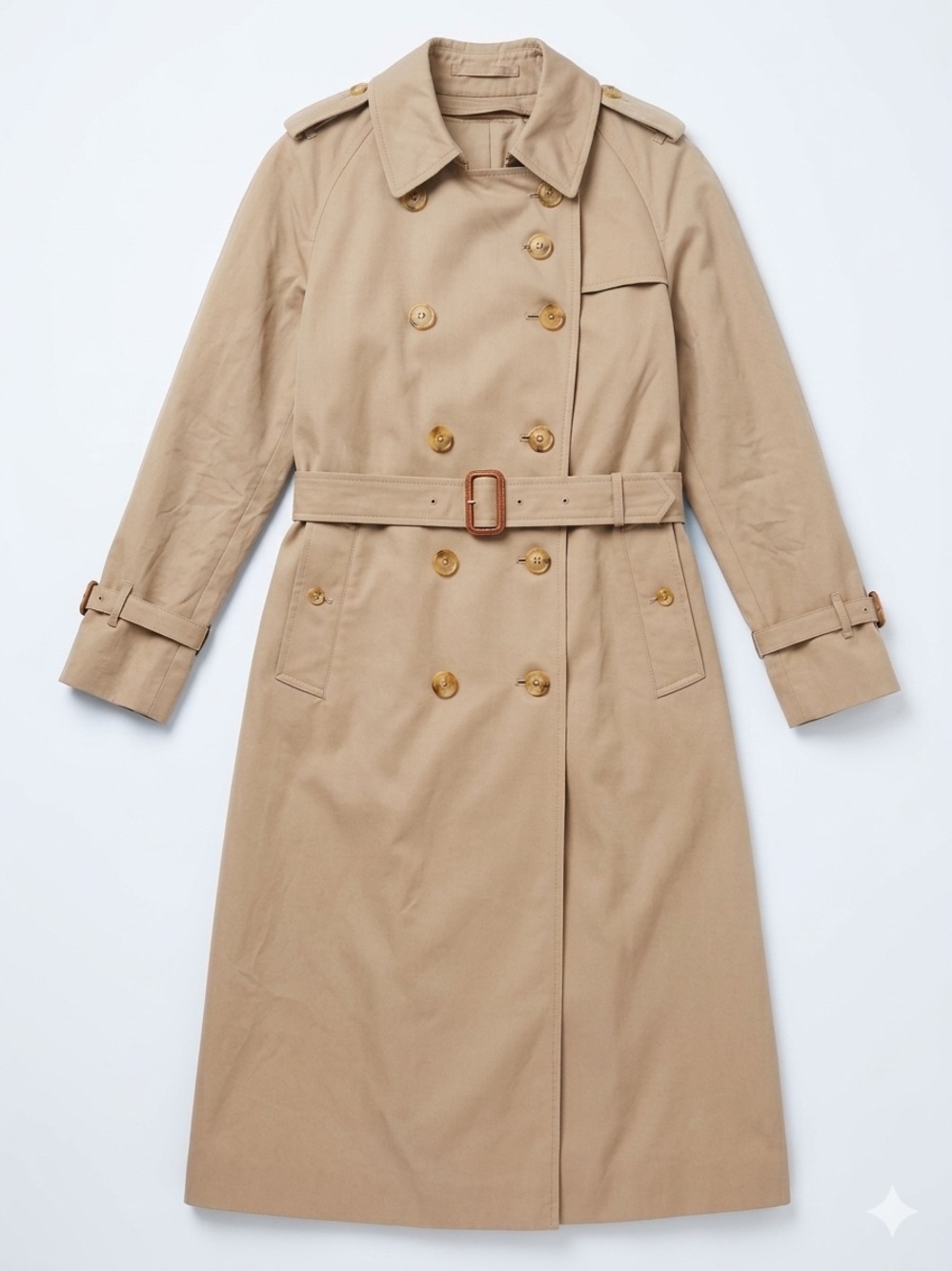 Vintage Burberrys Double Breasted Trench Coat Nova Check Wool Liner | 6 Long